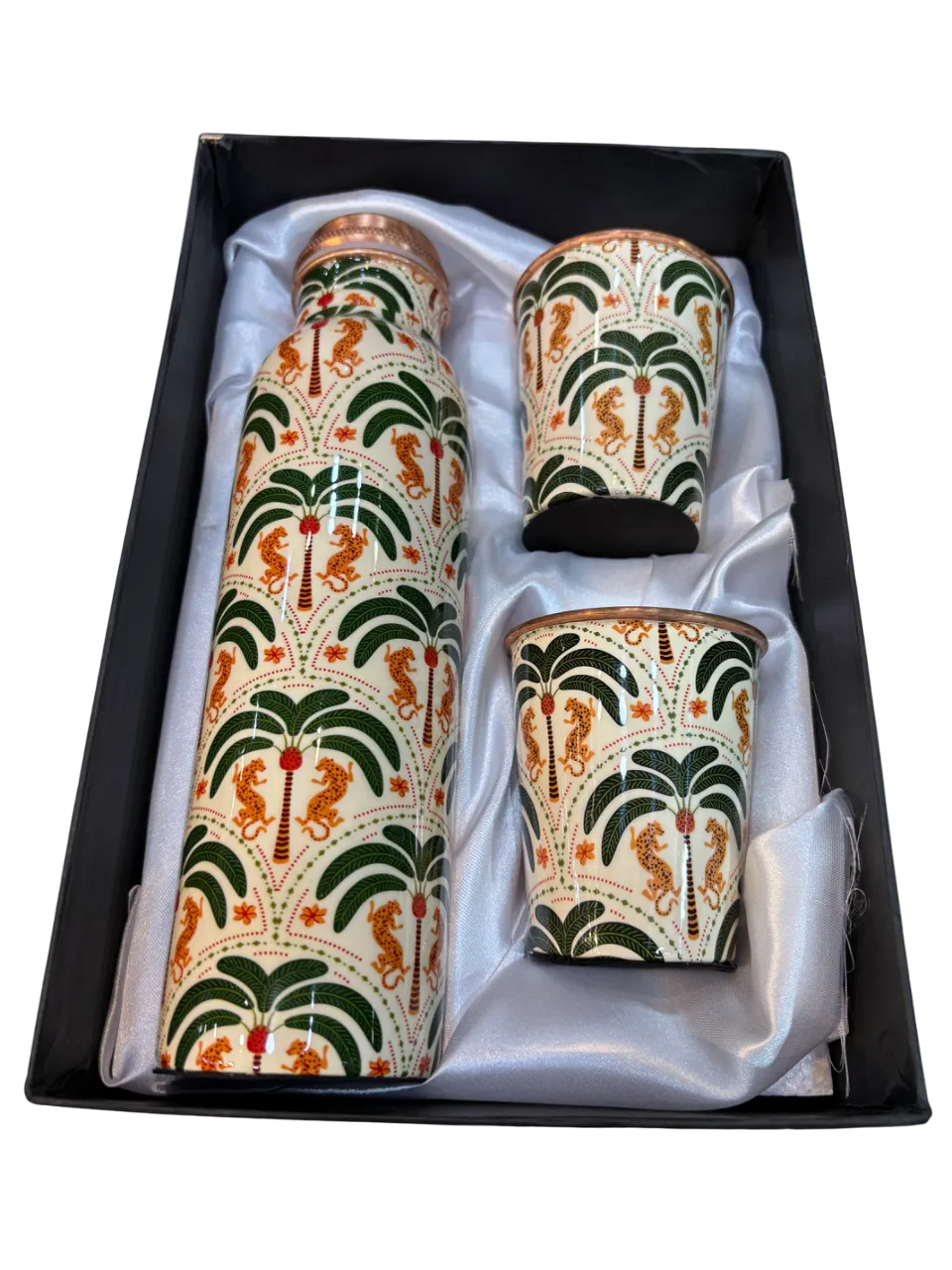 Copper Bottle and Glass Combo set