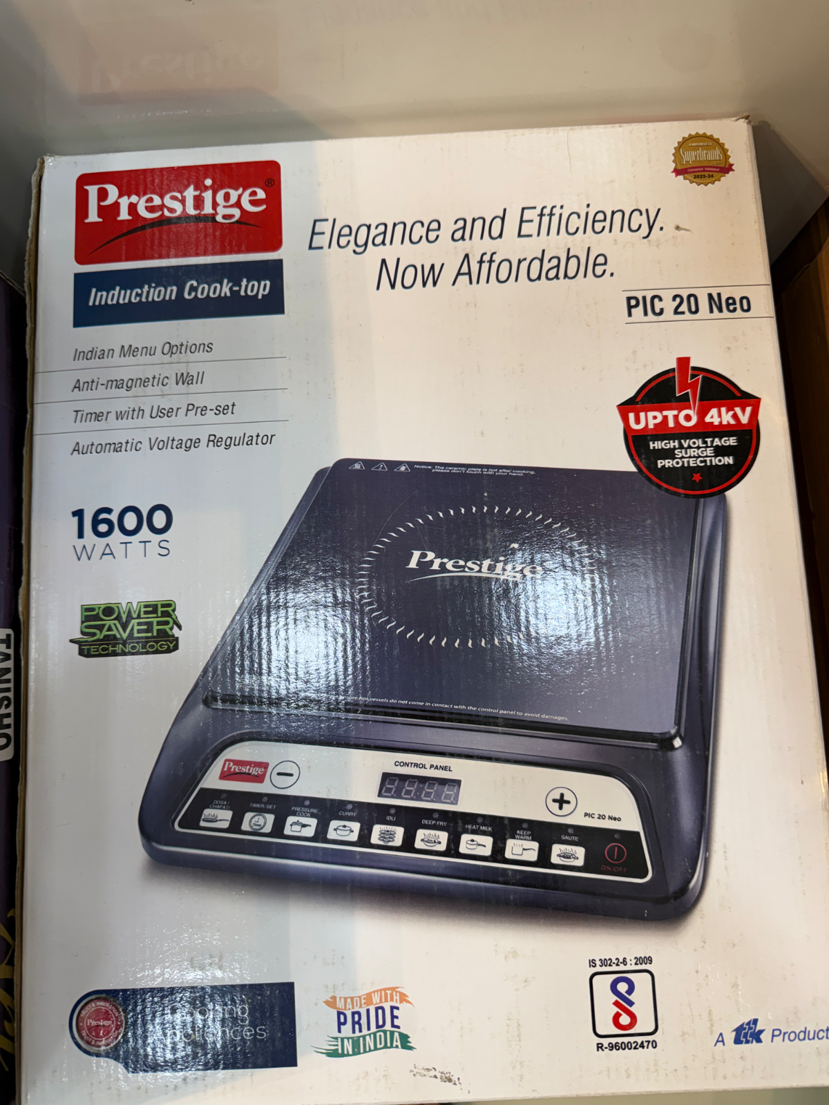 Prestige PIC 20 NEO Induction Cooktop 