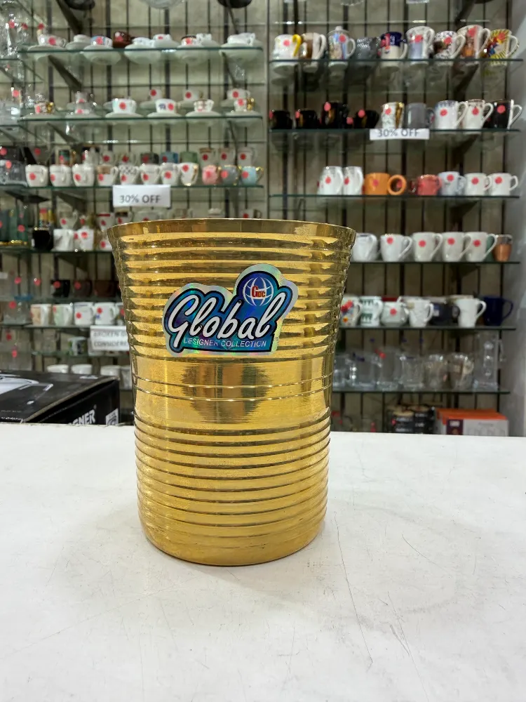 Global Brass Glass set of 6