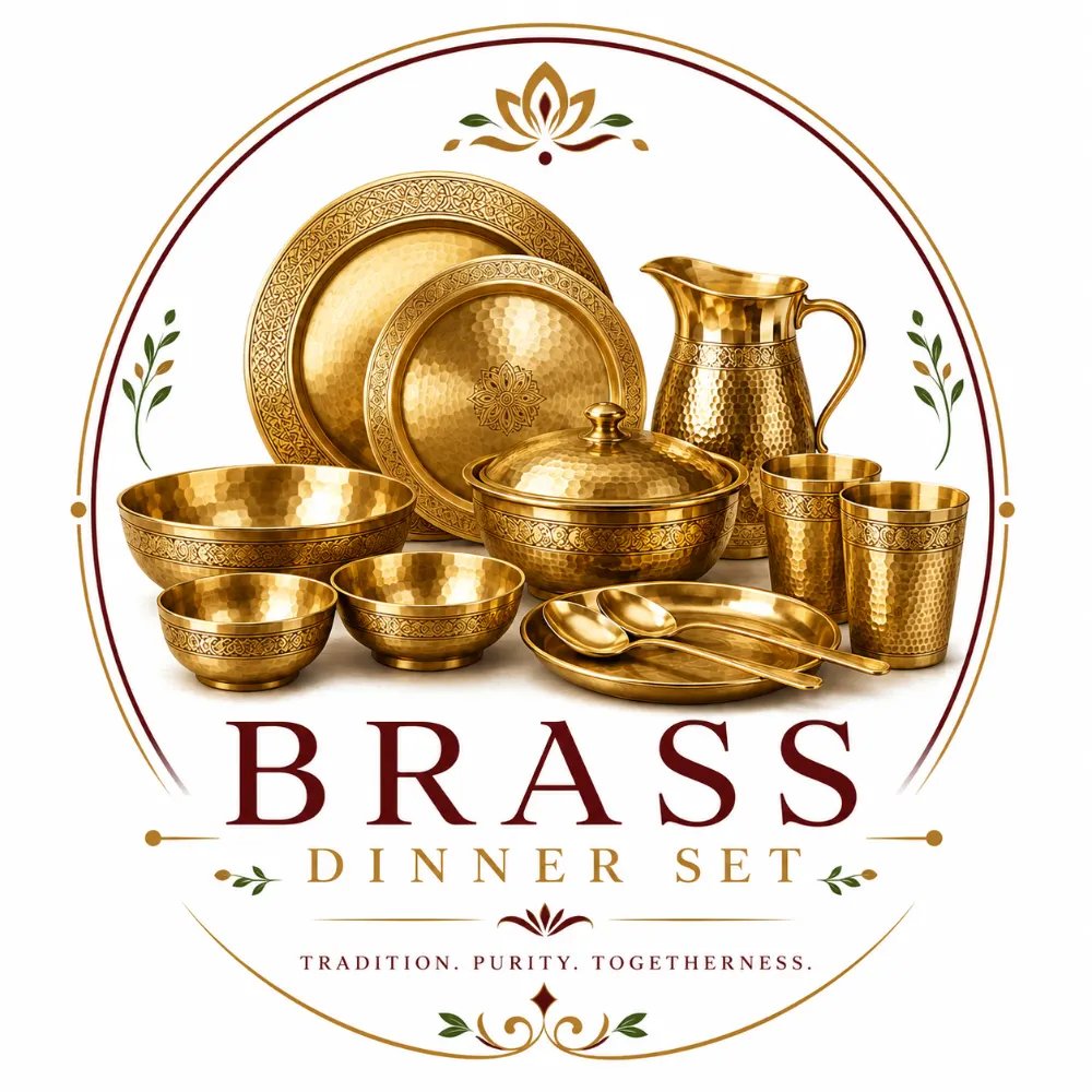 Brass Dinner set