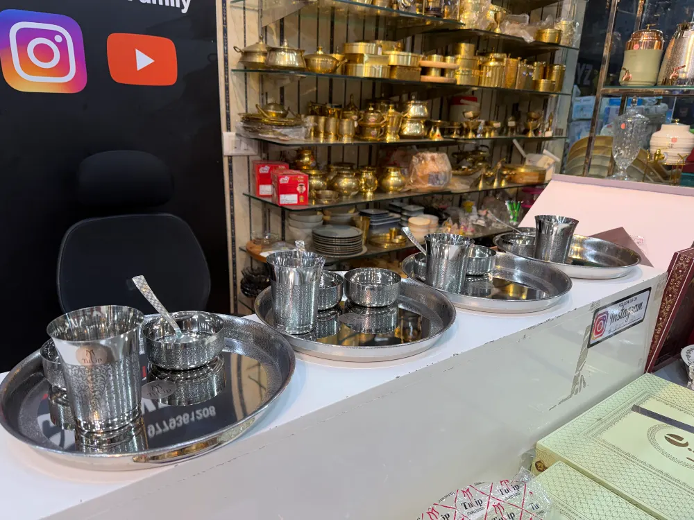 Stainless steel dinner set