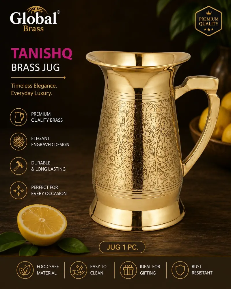 Global Brass jug Tanishq