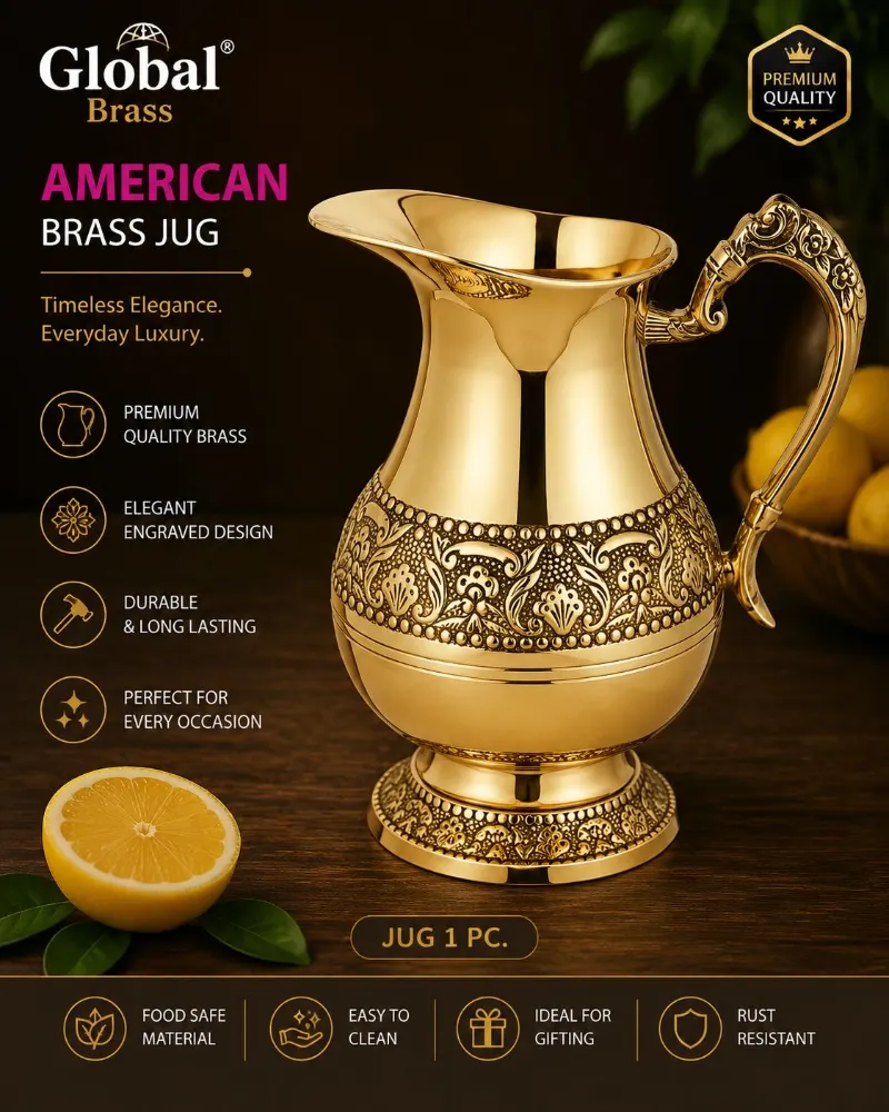Global Brass jug American