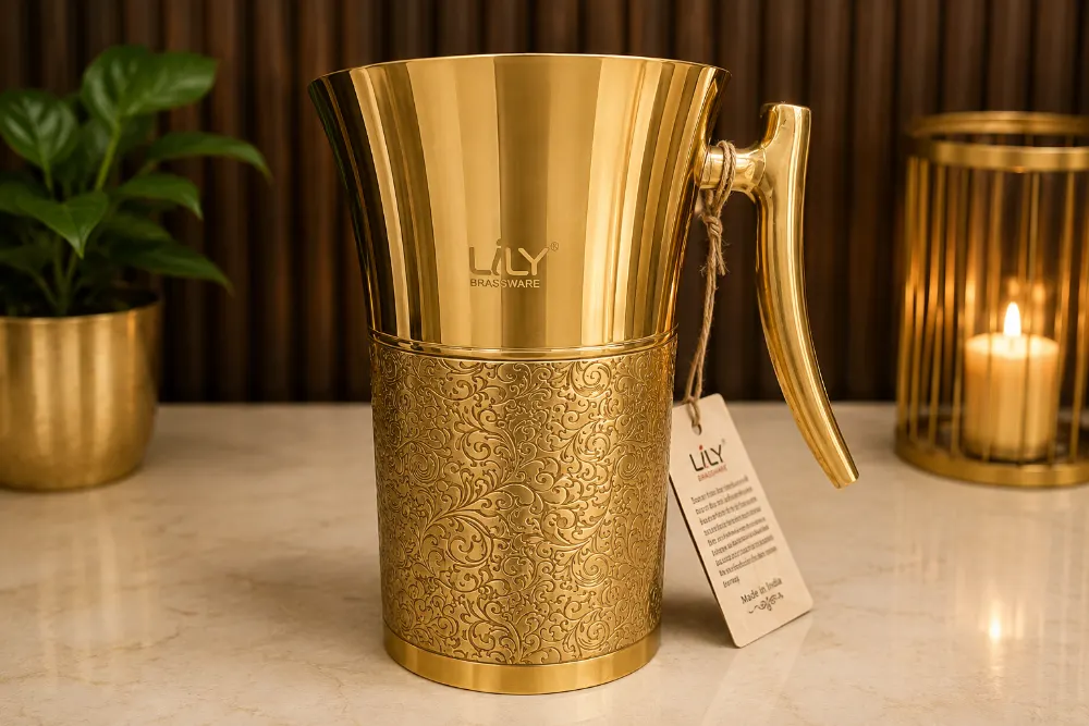 Lily Brass jug 