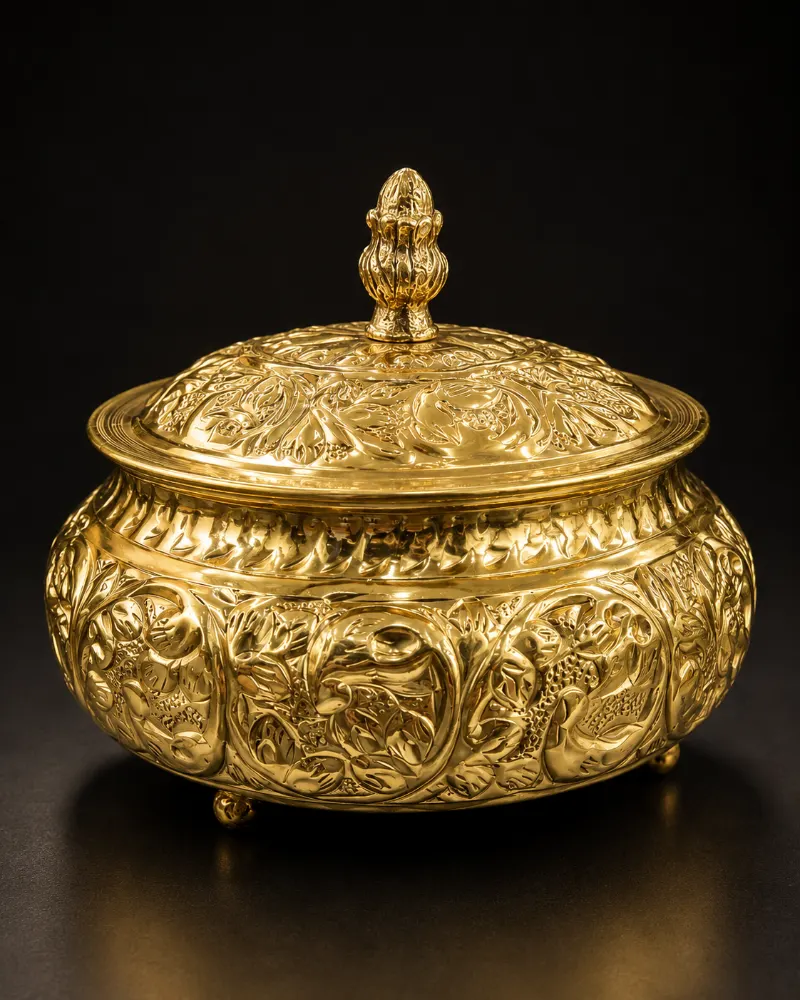 Brass Dry Fruit box