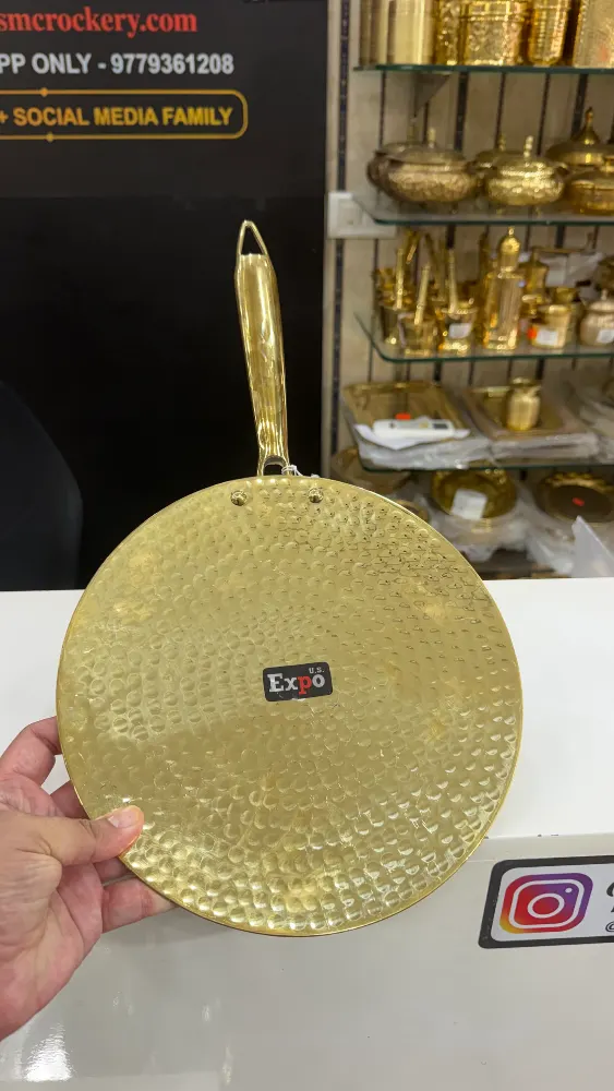 Expo Pure Brass Tawa 25 cm, 100% Pure 