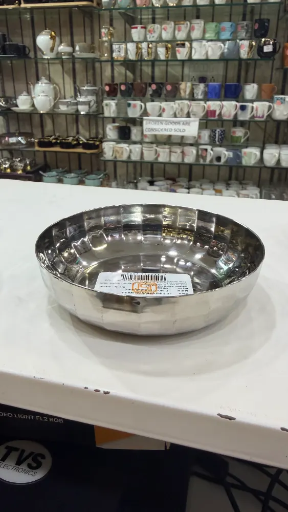 Coconut Steel Citrus Halwa Katori 11 cm diameter,2.8 cm height , set of 6 
