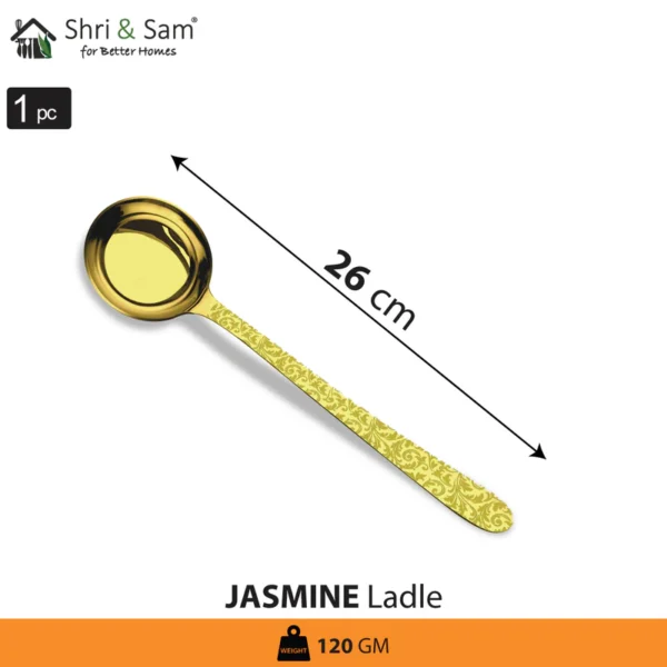 sri and sam jasmine gold ladle