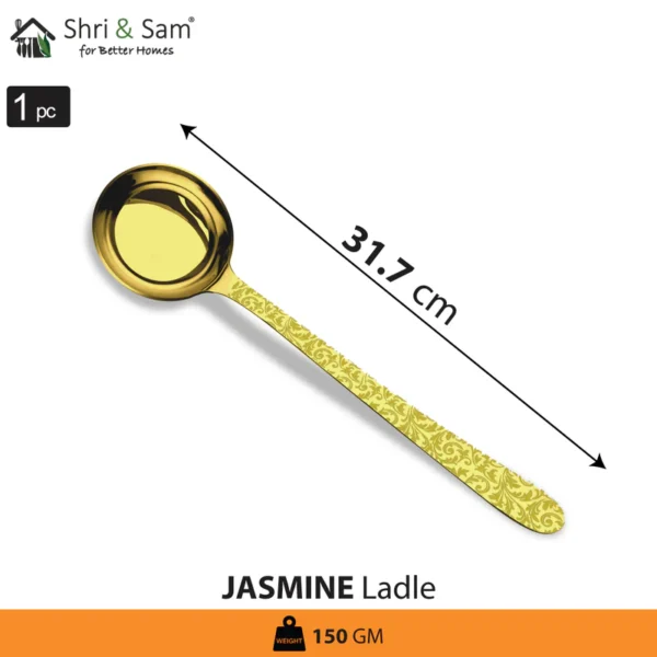 sri and sam jasmine gold ladle