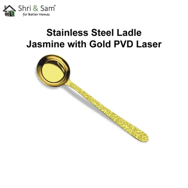 sri and sam jasmine gold ladle