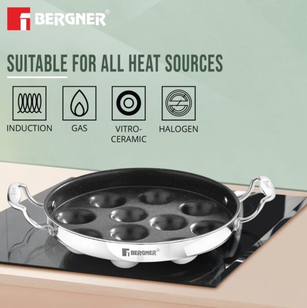 Bergner stainless Steel Appa Maker
