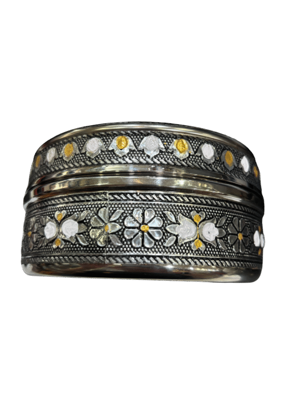 Antique Poori Dabba with see through lid