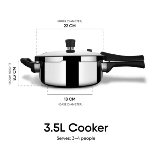Stahl Pressure cooker pan