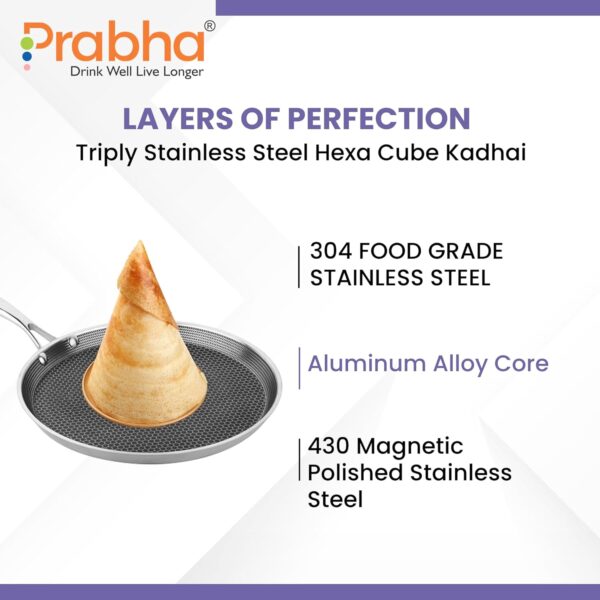Prabha Stainless Steel Dosa Tawa