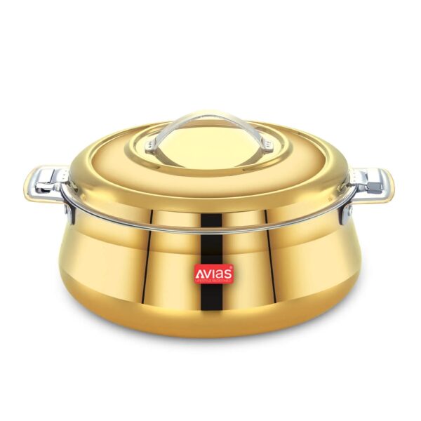 Avias Riara Gold Premium Stainless Steel Casserole/ Hotpot - Image 2
