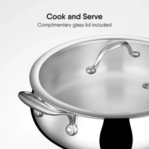 Stahl Artisan Biryani tripy steel Handi
