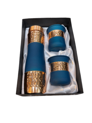 Copper Bottle and Glass Combo set