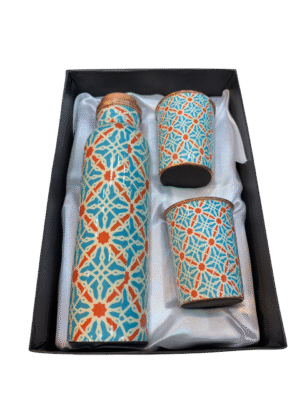 Copper Bottle and Glass Combo set