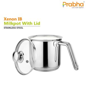 Prabha Stainless Steel sandwich bottom Milk Pot 2.5 litres