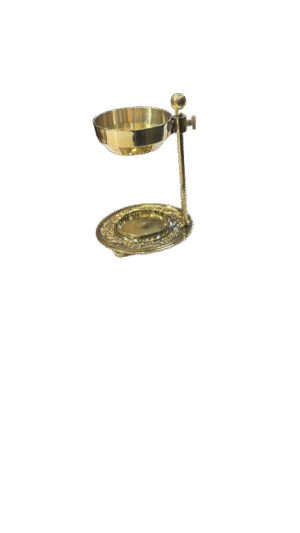 Brass Handmade Fragrance Oil Diffuser Incense Resin Burner Charcoal Burner With Adjustable Bowl