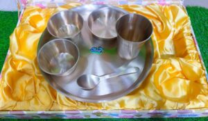 Global Pure Bronze, Kansa thali set plain