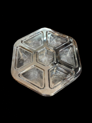Coconut Octagonal Masala Box Stainless Steel