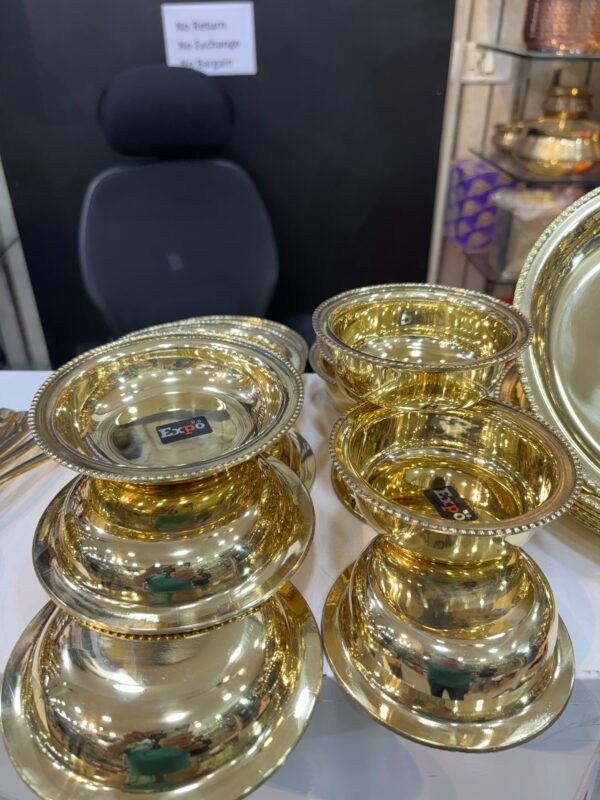 Expo Brass 51 pieces dinner set - Image 5