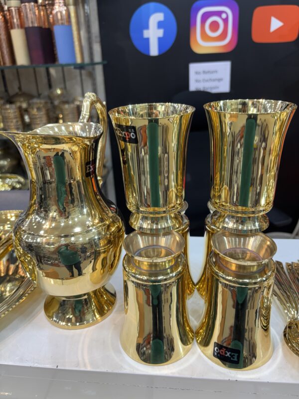 Expo Brass 51 pieces dinner set - Image 4