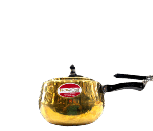 Nagina Brass Pressure cooker with Inner Kalai Size 5 litres