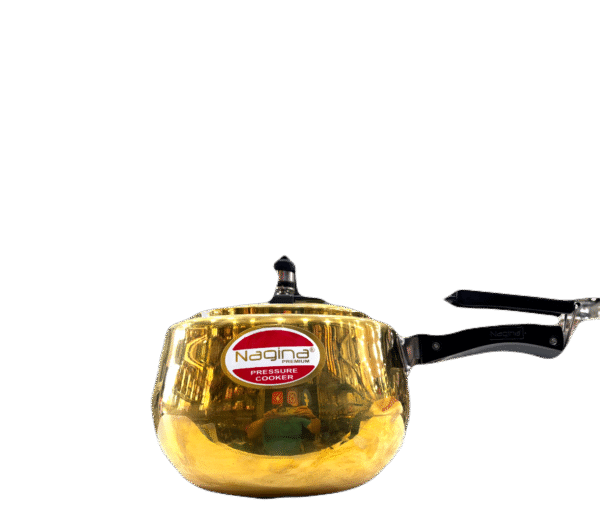 Nagina Brass Pressure cooker with Inner Kalai Size 5 litres