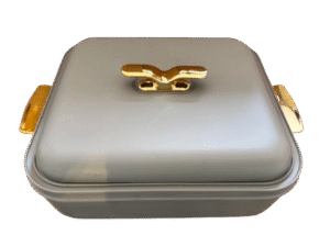 Bonjour 3 in 1 insulated casserole with plastic lids, Grey colour