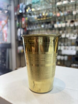 Brass glass set of 6