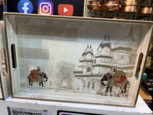 Wooden tray set 5 pieces combo set