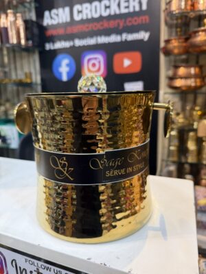 Premium PVD Coated Ice Bucket, Stainless Steel material