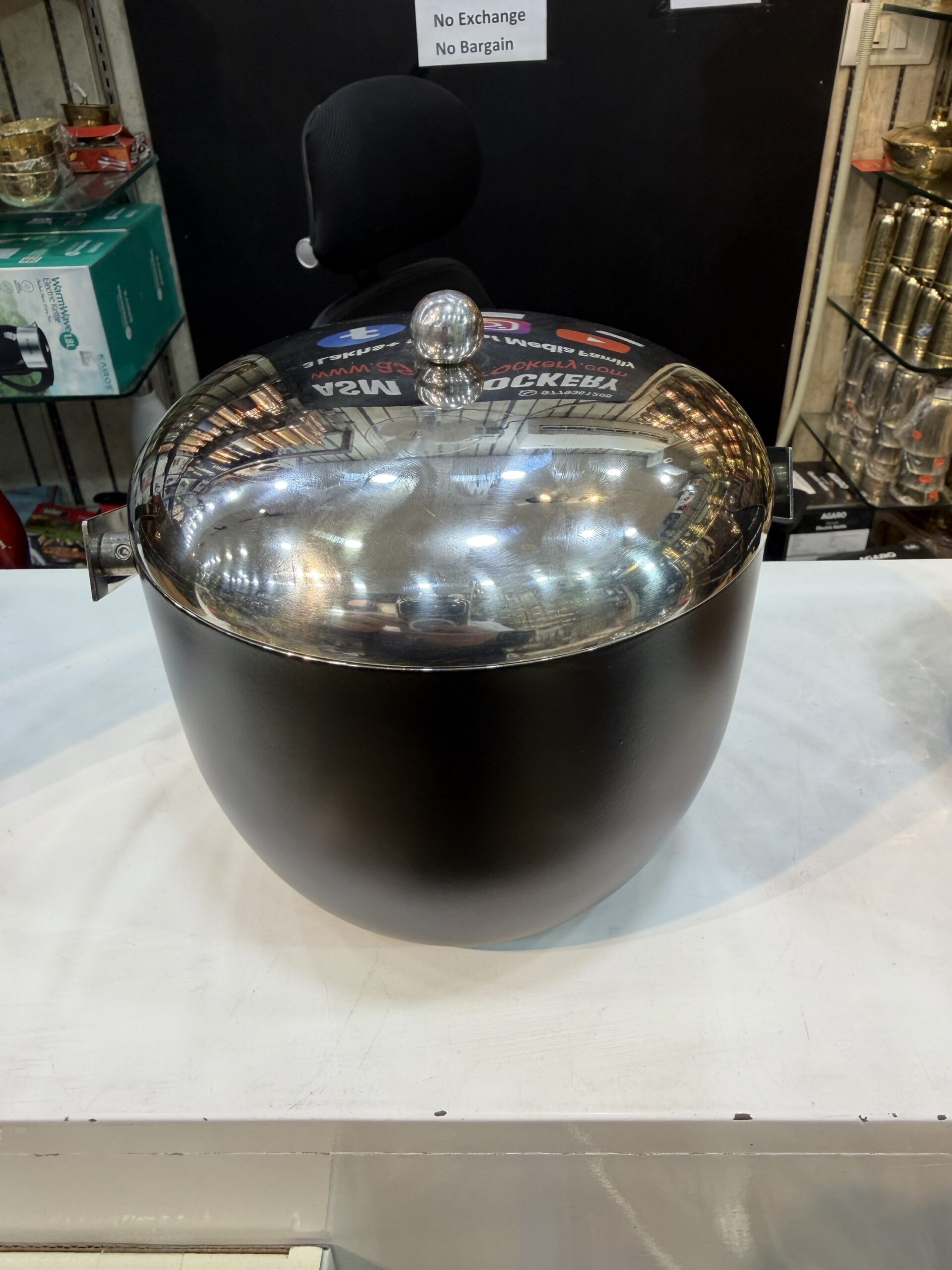 Premium PVD Coated Ice Bucket, Stainless Steel material