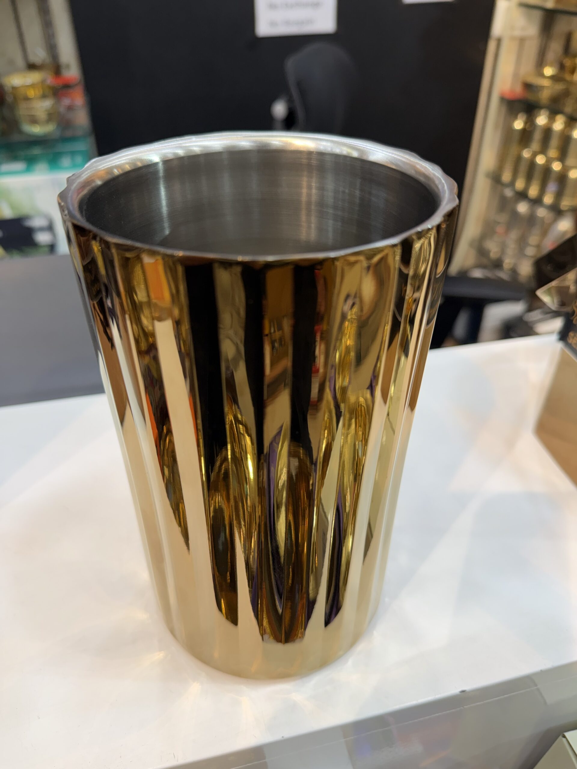 Premium PVD Coated Wine chiller, Stainless Steel material