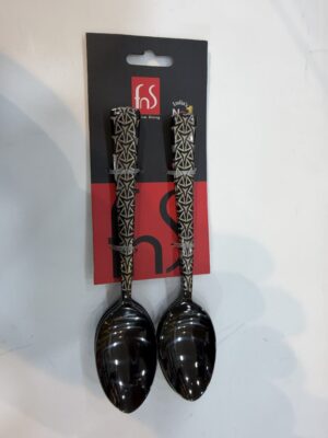 Fns Phoenix Veg black baby spoon set of 6