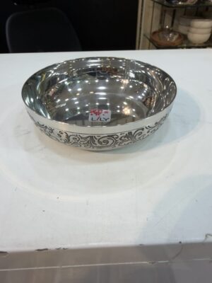 Lily halwa katori stainless steel with etching design, set of 6