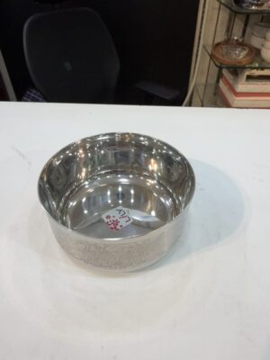 Lily katori stainless steel with etching design, set of 6