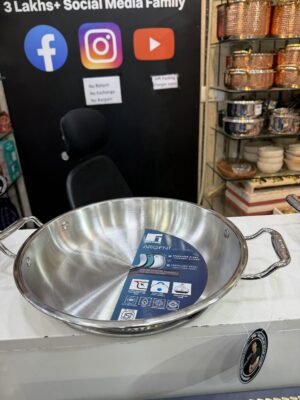 Bergner Argent Triply Jalebi Pan 28 cm
